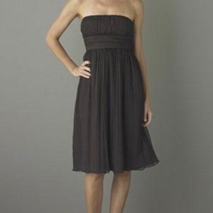 J.Crew Woman Silk Strapless Polkadots Dress Size 4